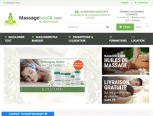 Tablet Screenshot of massageboutik.com